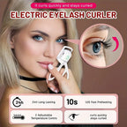 New Rechargeable Electric Eyelash Curler with ABS Craftsmanship Easily Curl Eyelashes All Day Long with Portable Eyelash Curler