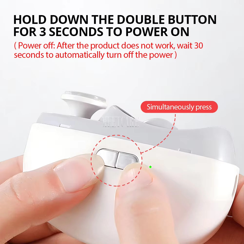 2In1 Wireless Nail Clipper Grinding for Adult Child Nail Grinder Polish Trimmer Machine Portable Finger Toe Nails Cutter Tool