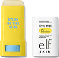 Suntouchable Invisi-Stick SPF 50, Sunscreen Stick for Face, Water Resistant, No White Cast, Non-Greasy Feel, Infused with Bisabolol & Sunflower Seed Oil, Vegan & Cruelty-Free