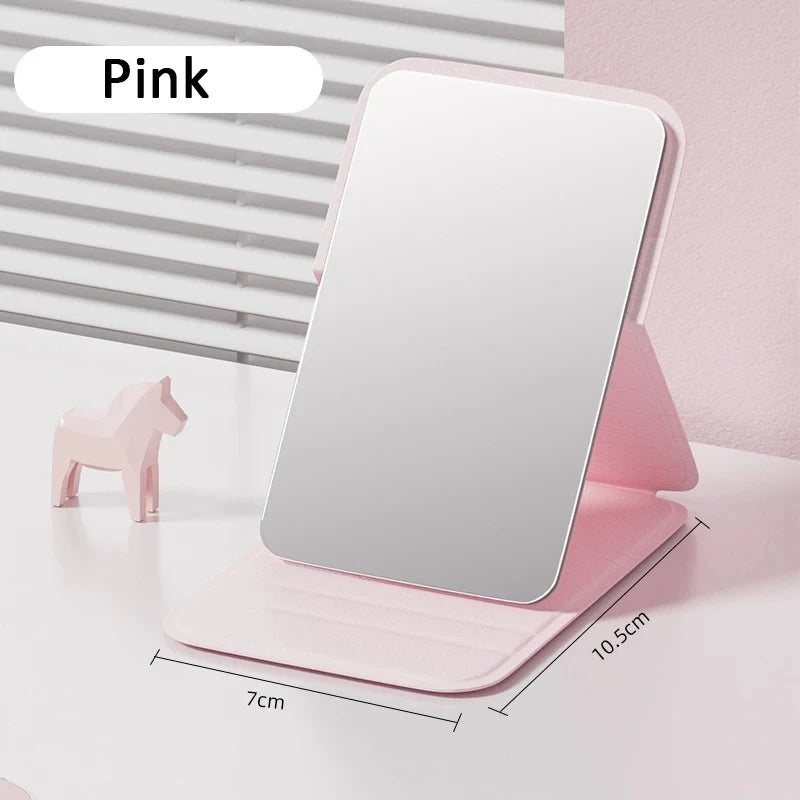  MINI Folding Makeup Mirror High-Quality Portable Pocket Makeup Mirror Single-Side 
