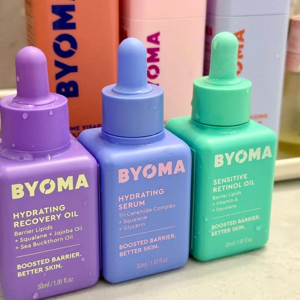 BYOMA Luxurious Facial Oil Moisturizing Brightening Antioxidant Barrier Repair Instant Radiance Improves Dryness and Redness