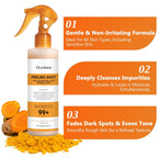 Body Keratin Care Kojic Acid Turmeric Spray Gently Exfoliating Peeling Solution Nourishing Hydrating Skin Care All Skin Types