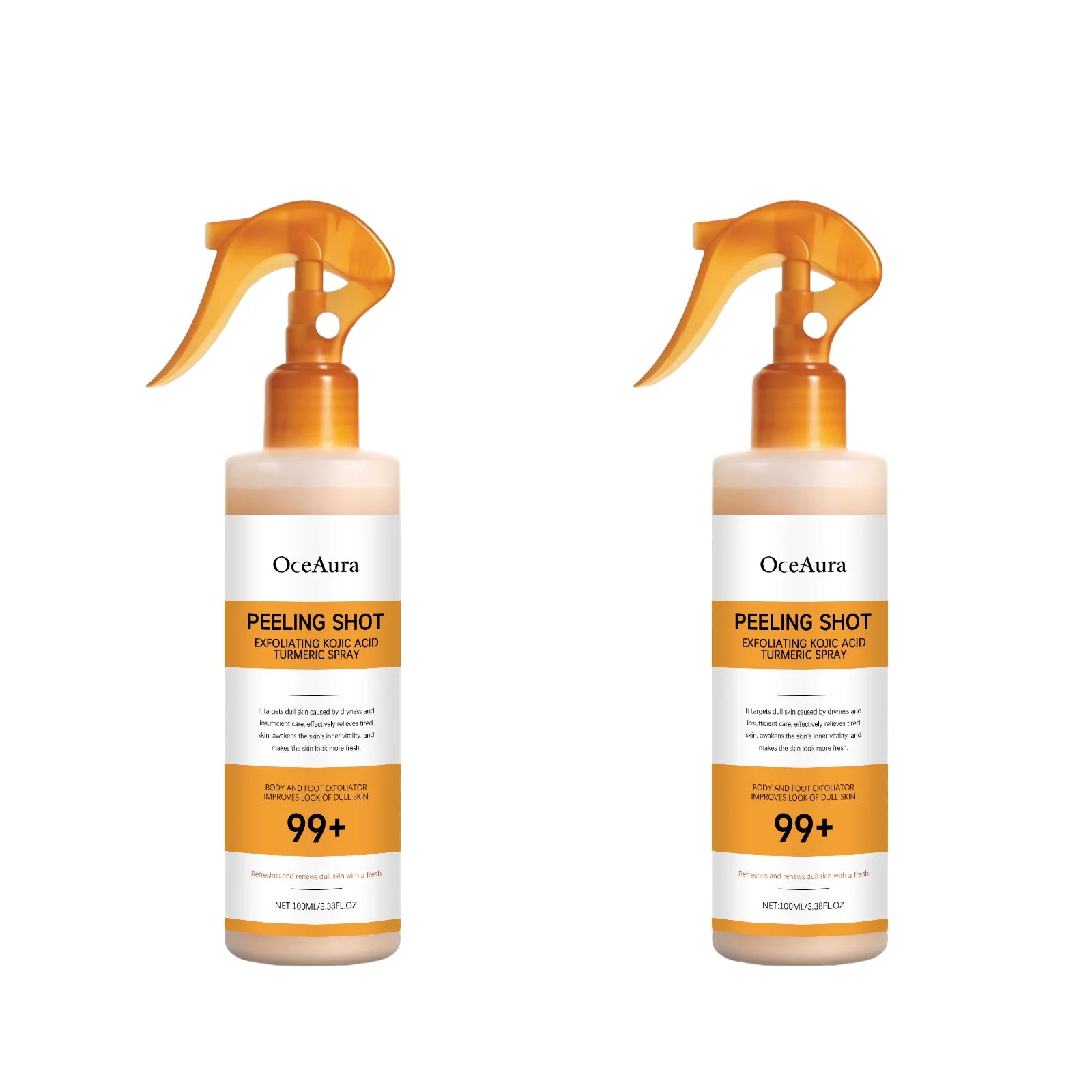 Body Keratin Care Kojic Acid Turmeric Spray Gently Exfoliating Peeling Solution Nourishing Hydrating Skin Care All Skin Types