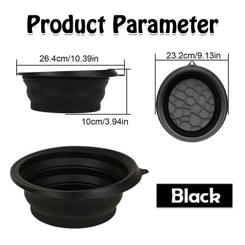 Protable Face Ice Bath Bowl for Facials Plunge Dipping Face Folding Ice Facials Washbasin Facials Skin Care Tool for Home Travel